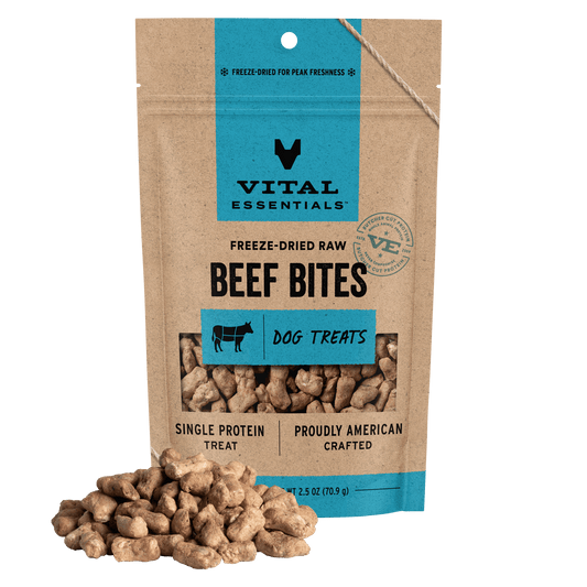 Freeze-Dried Beef Bites Dog Treats