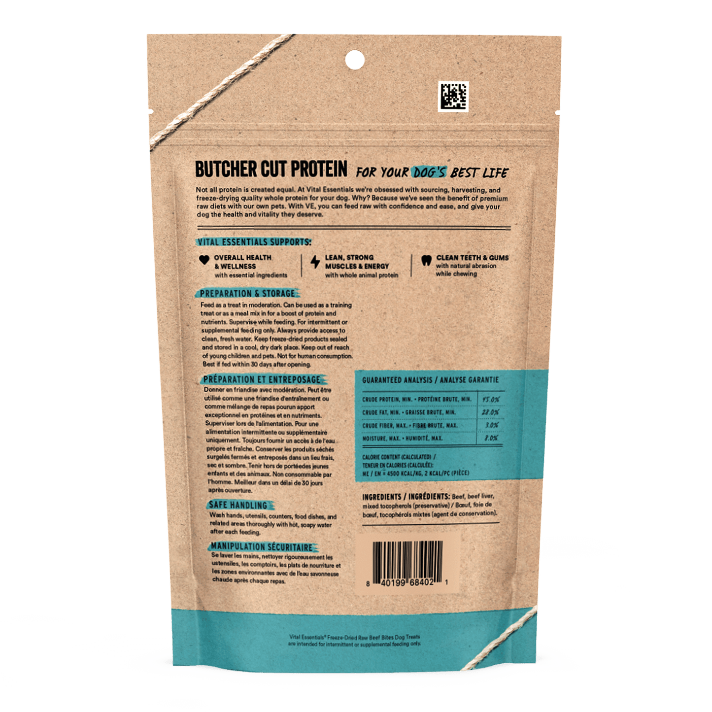 Freeze-Dried Beef Bites Dog Treats