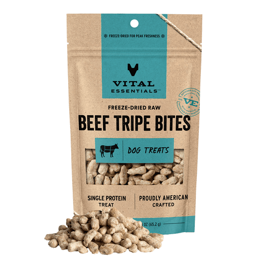 Freeze-Dried Beef Tripe Bites Dog Treats