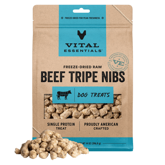 Freeze-Dried Beef Tripe Nibs Dog Treats