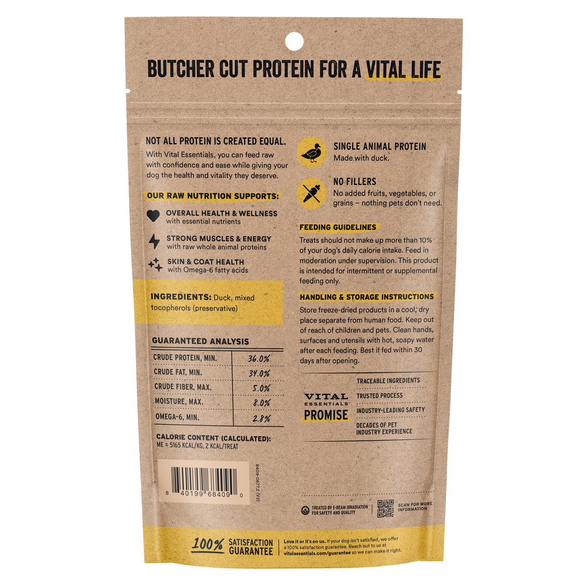 Freeze-Dried Duck Bites Dog Treats