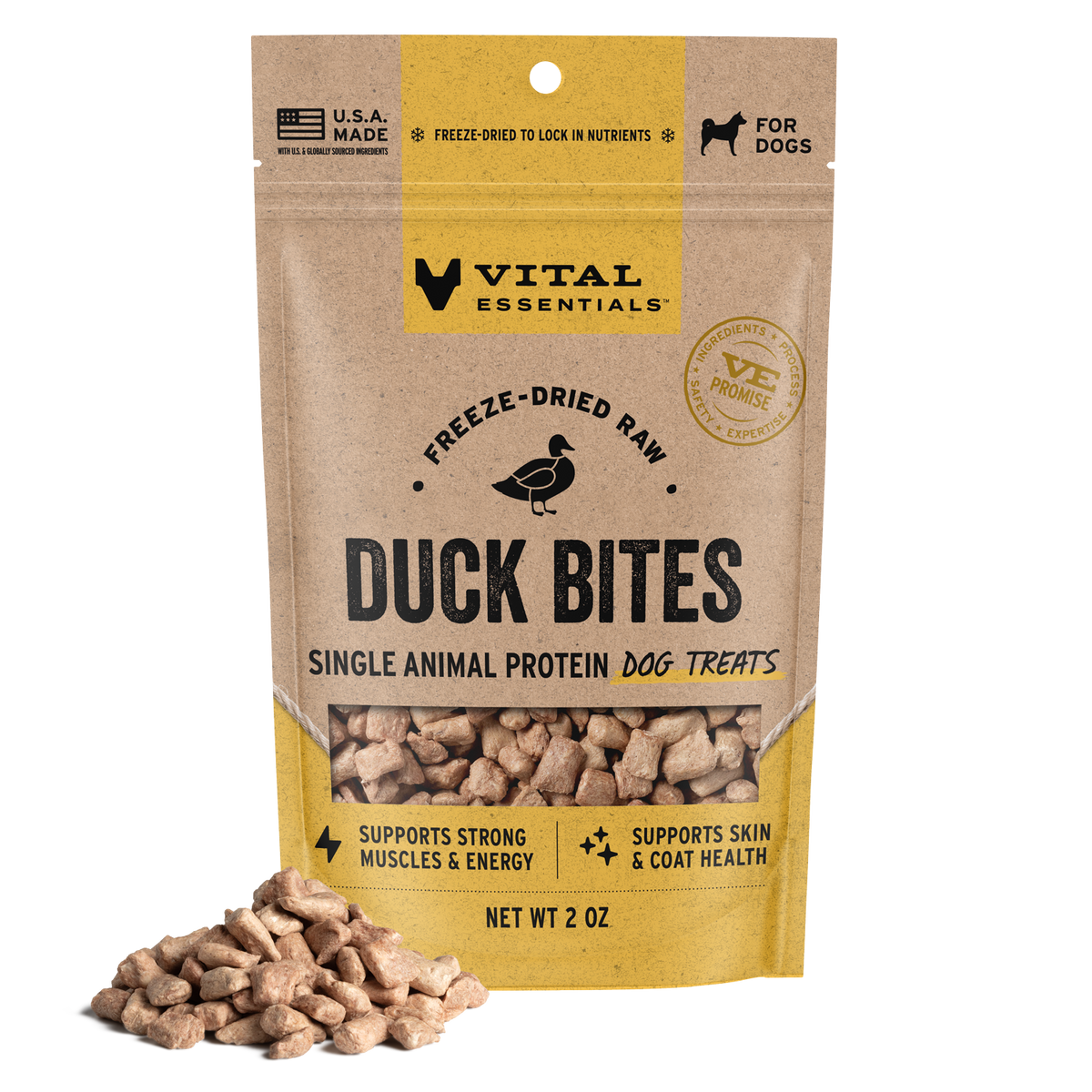 Freeze-Dried Duck Bites Dog Treats