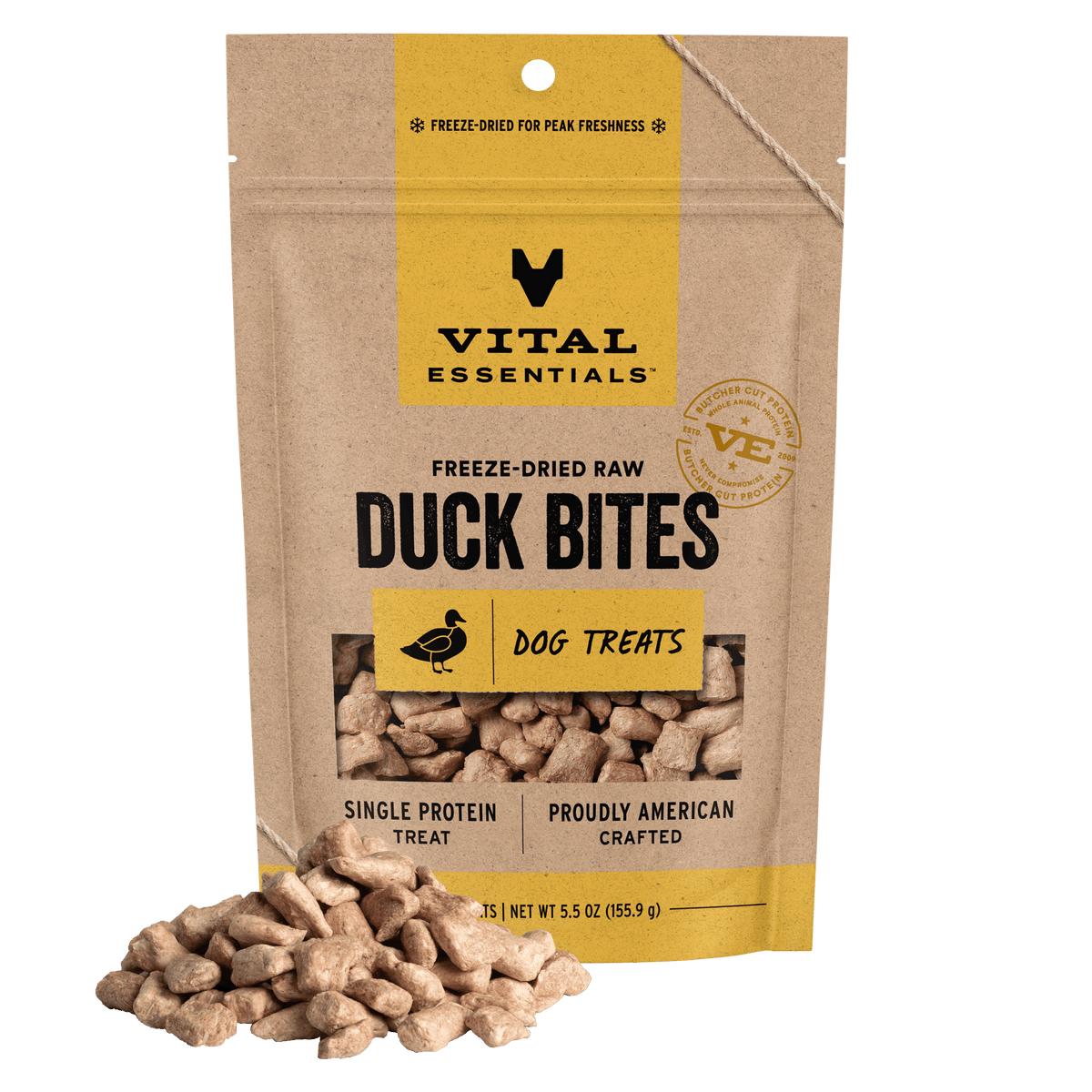 Freeze-Dried Duck Bites Dog Treats
