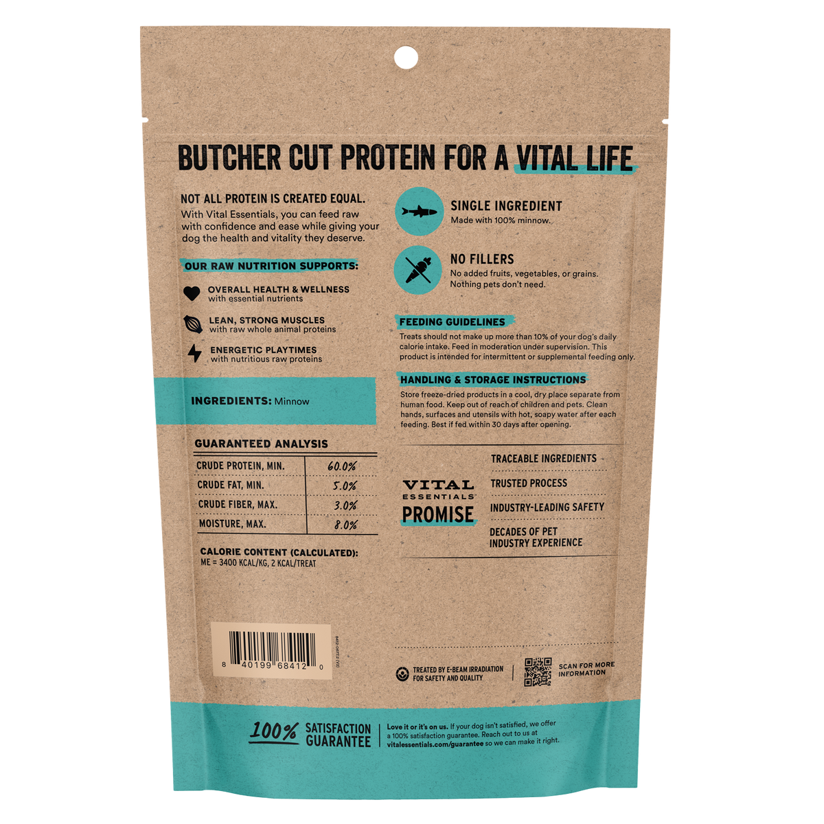 Freeze-Dried Minnows Dog Treats