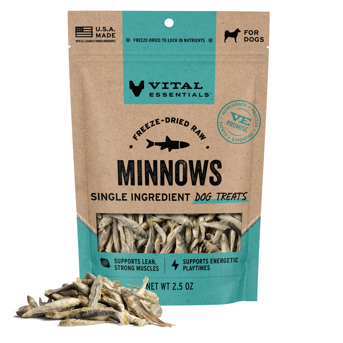 Freeze-Dried Minnows Dog Treats