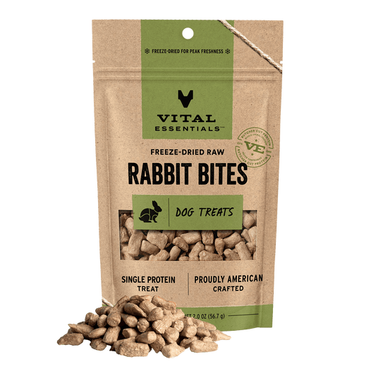 Freeze-Dried Rabbit Bites Dog Treats