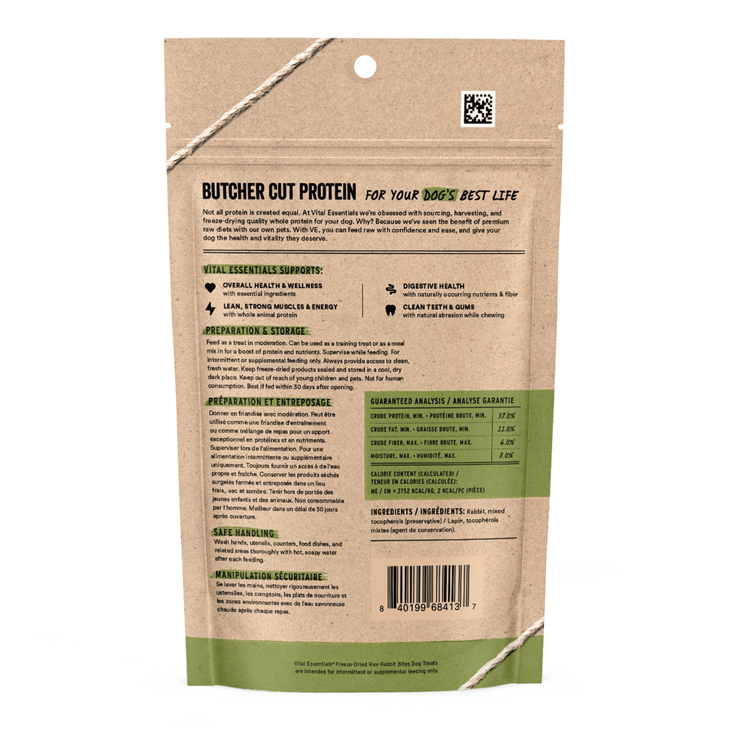 Freeze-Dried Rabbit Bites Dog Treats