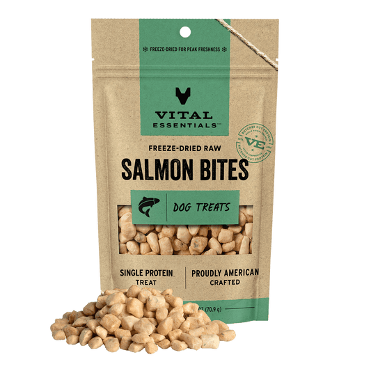 Freeze-Dried Salmon Bites Dog Treats