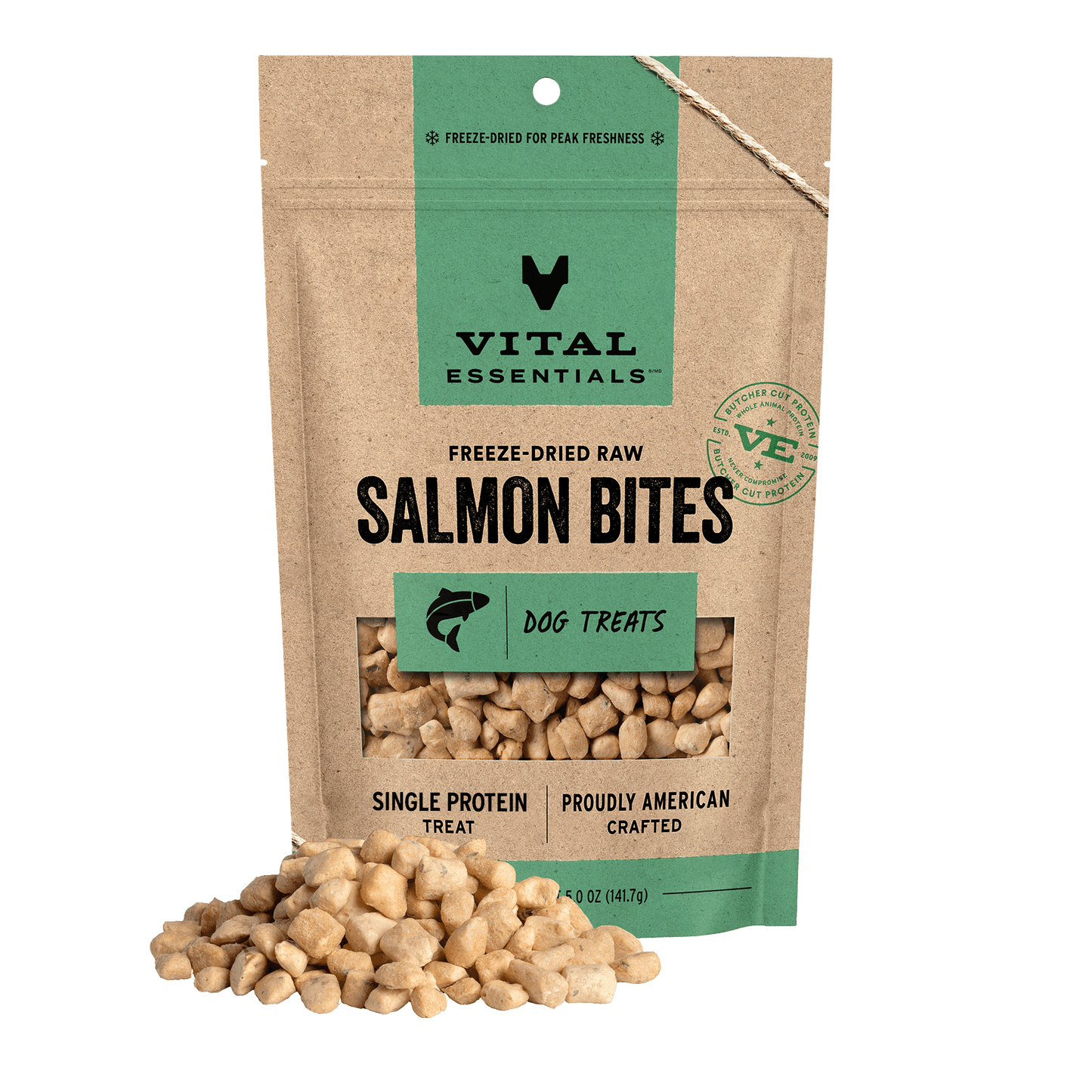 Freeze-Dried Salmon Bites Dog Treats