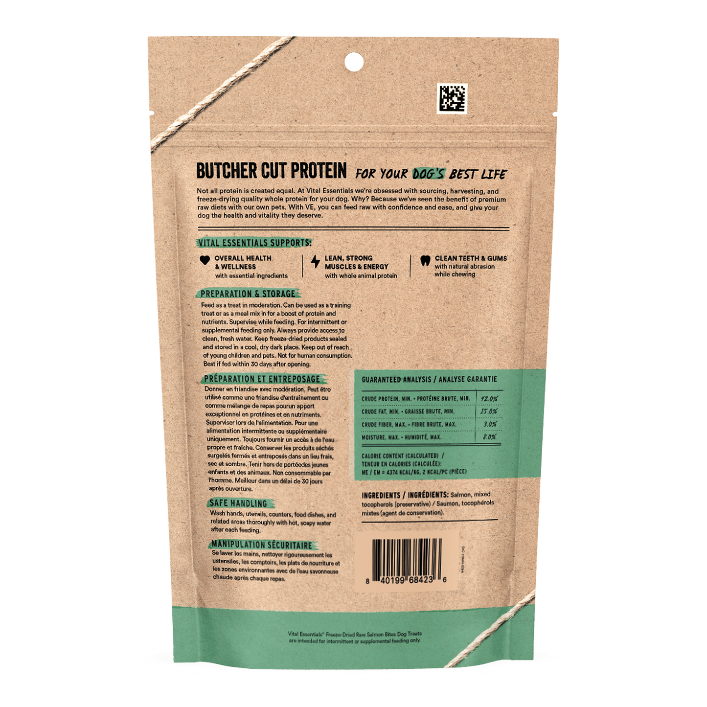 Freeze-Dried Salmon Bites Dog Treats