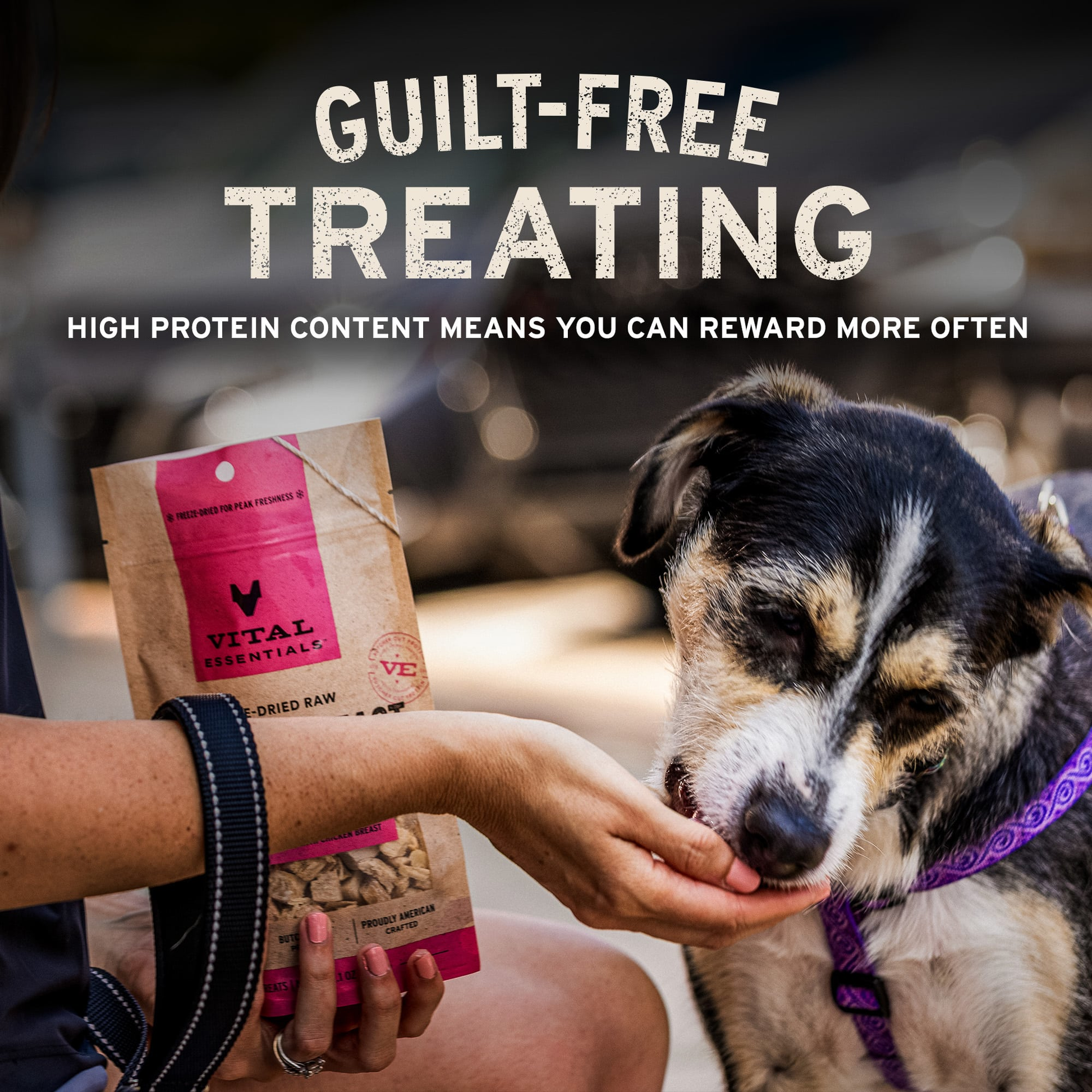 Duck Hearts Dog Treats Back of Bag