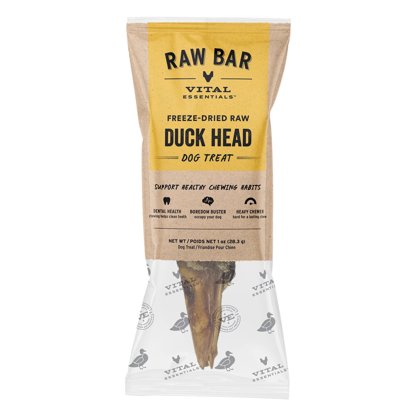 Freeze-Dried Duck Heads Dog Snacks