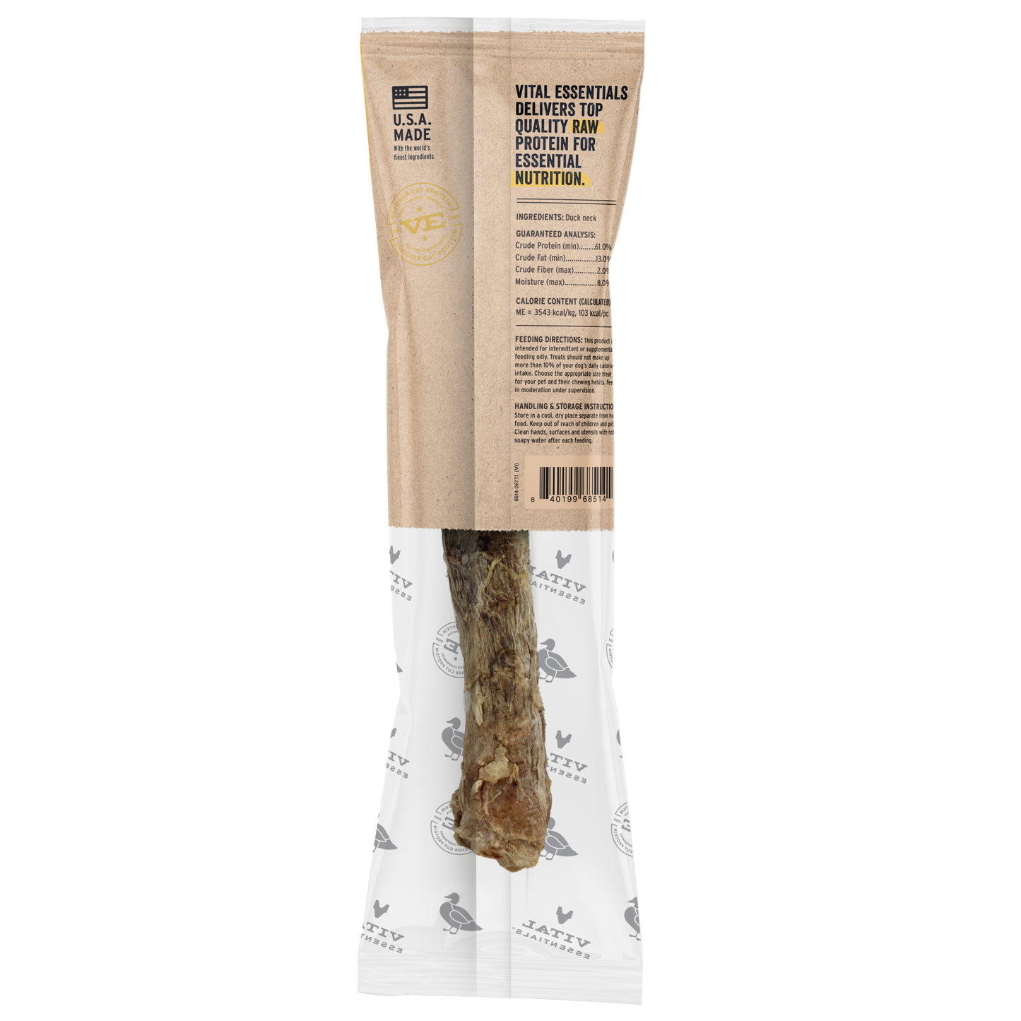 Freeze-Dried Duck Necks Dog Snacks