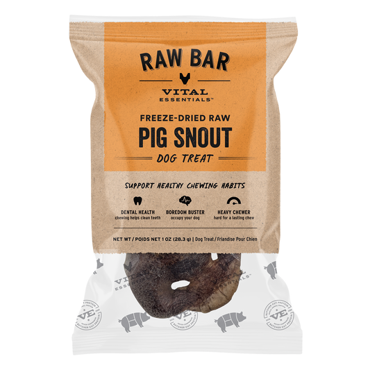 Freeze-Dried Pig Snouts Dog Snacks