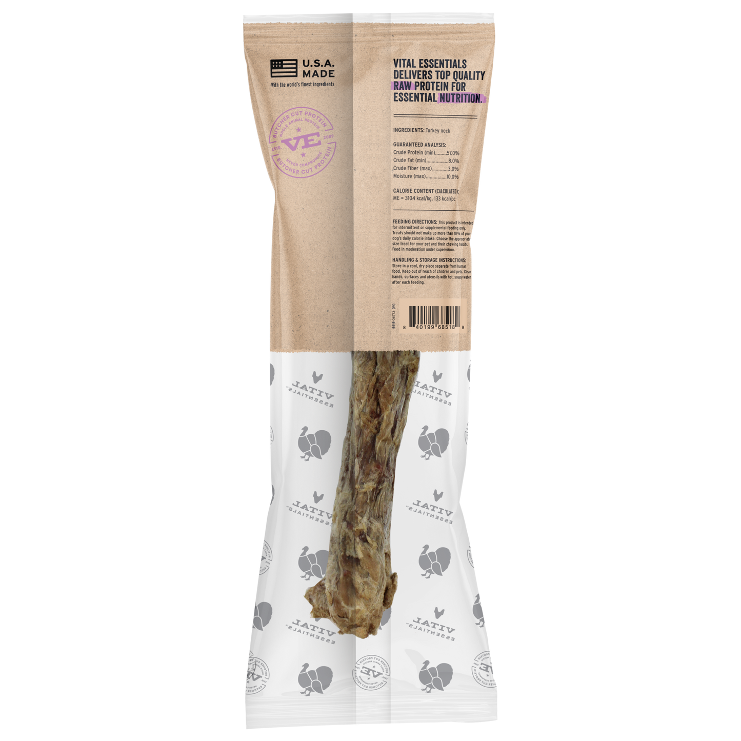 Freeze-Dried Turkey Necks Dog Snacks