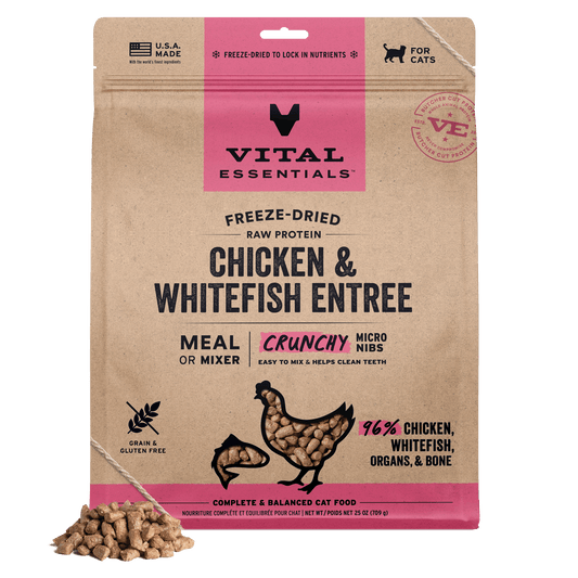 Front Packaging of Chicken & Whitefish