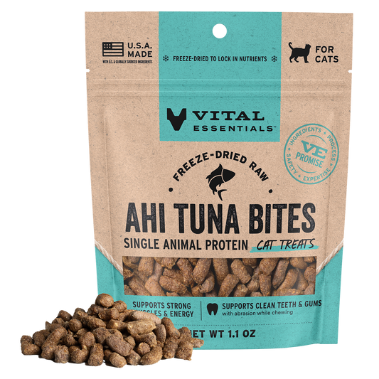 Freeze-Dried Ahi Tuna Bites Cat Treats