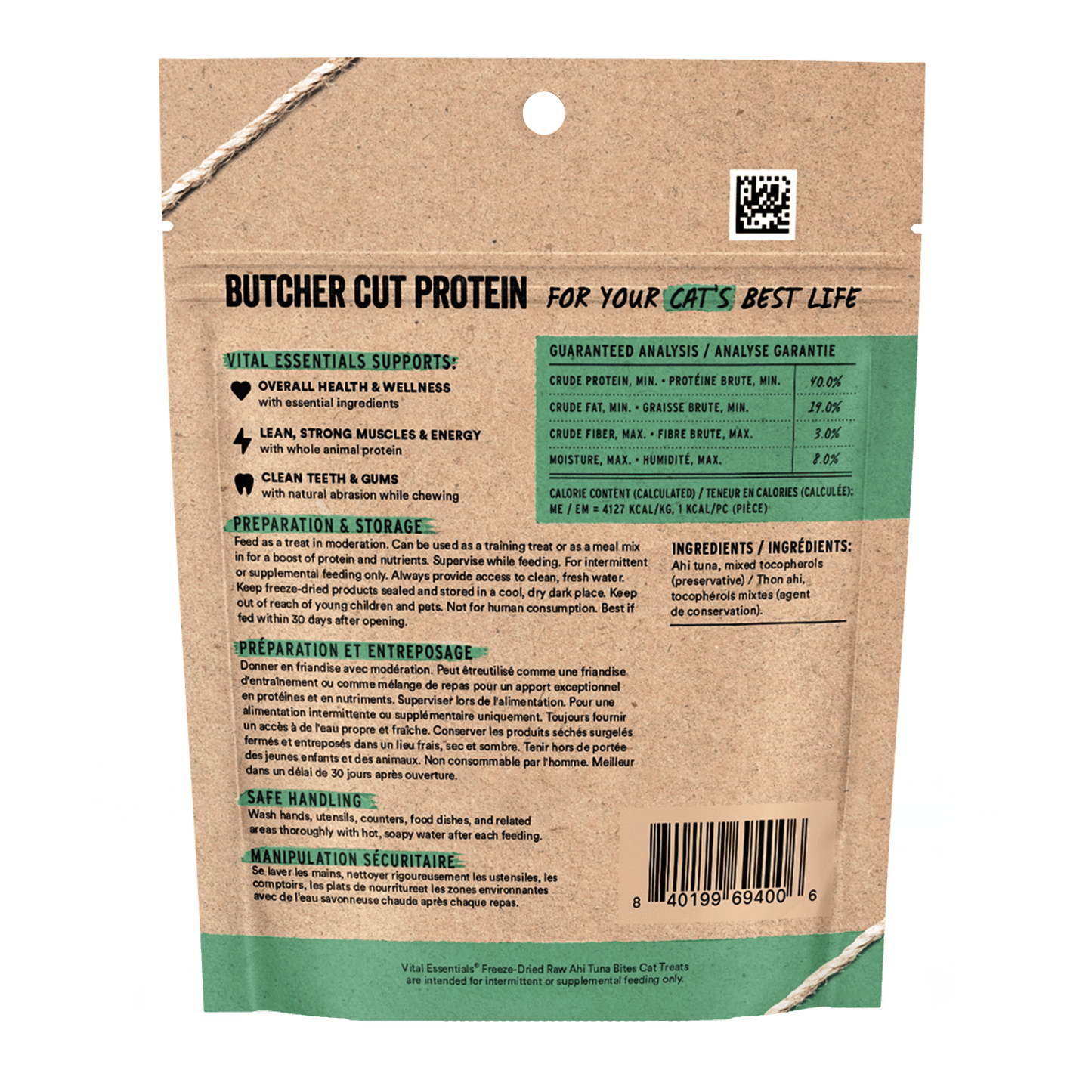 Freeze-Dried Ahi Tuna Bites Cat Treats