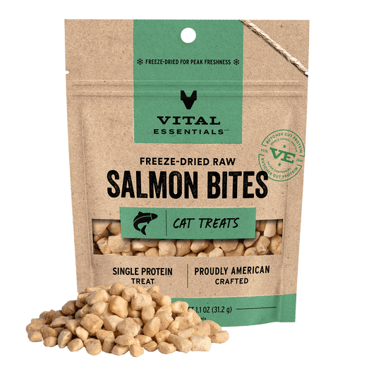 Freeze-Dried Salmon Bites Cat Treats