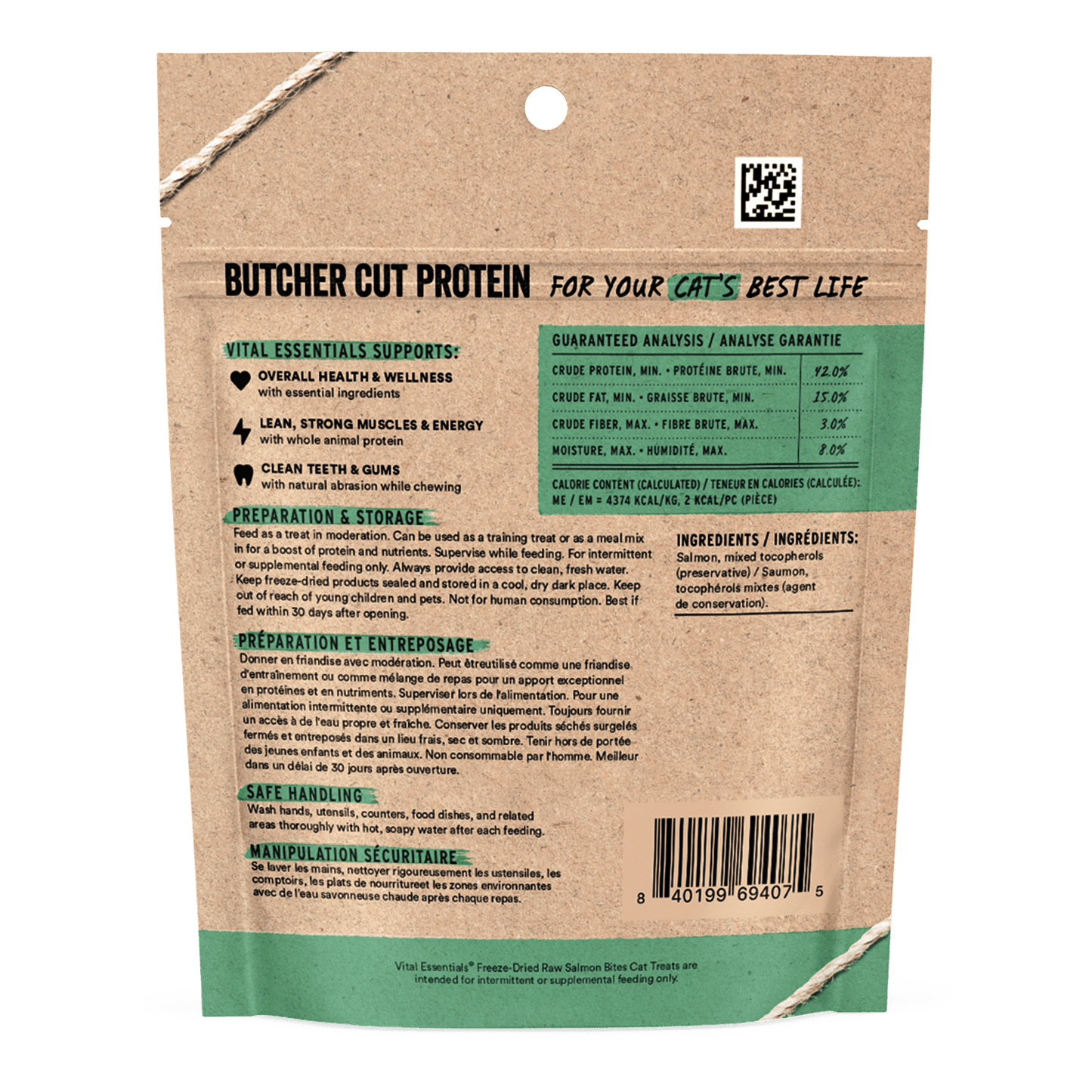Freeze-Dried Salmon Bites Cat Treats