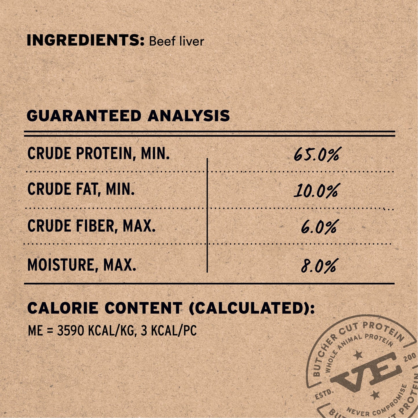 Freeze-Dried Beef Liver Dog Treats