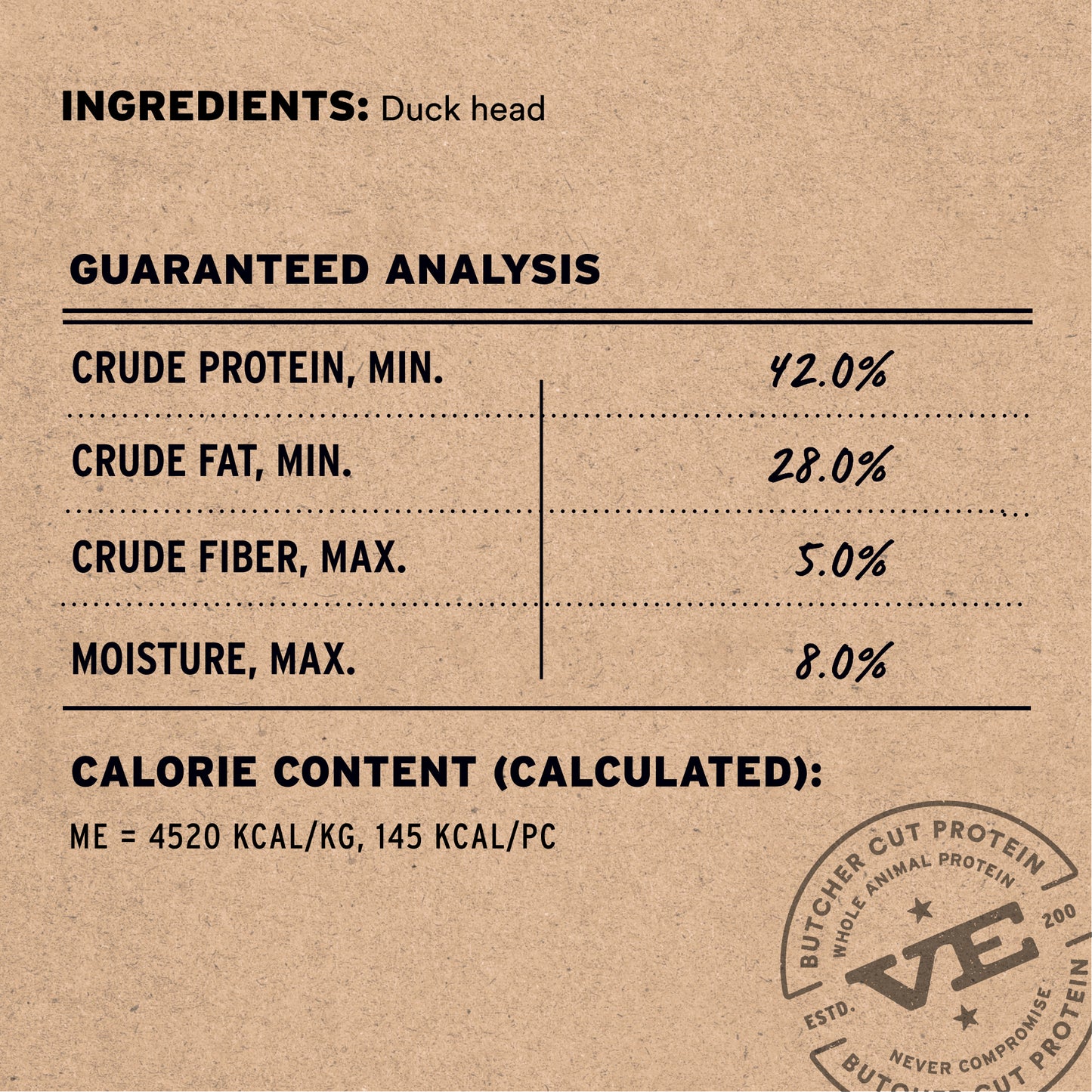 Freeze-Dried Duck Heads Dog Snacks