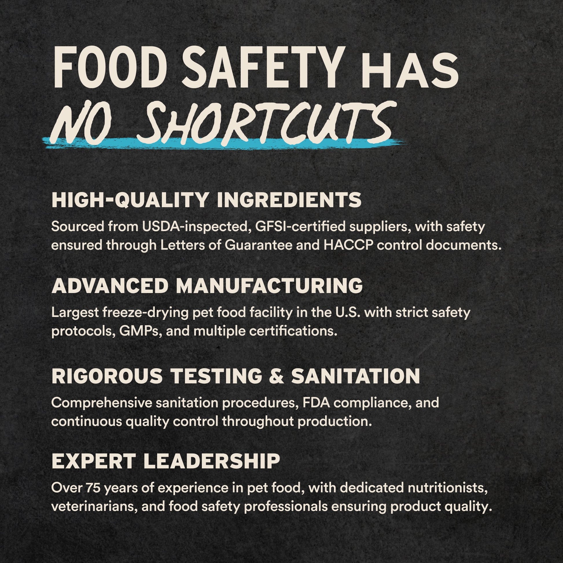 Food Safety Has No Shortcuts
